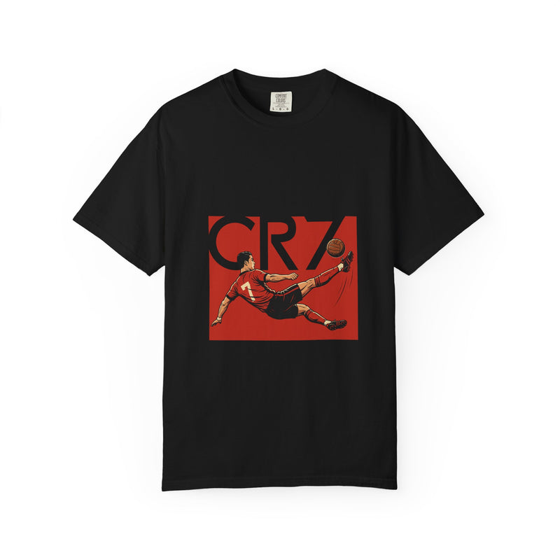 CR7 Bicycle Kick Soccer T-Shirt – Retro Football Fan Tee