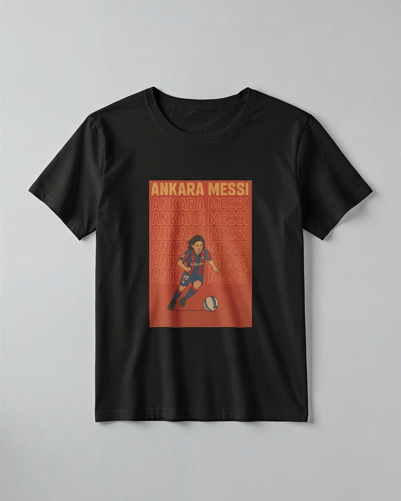 Ankara Messi Soccer Graphic Tee